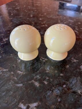 Cream Ceramic Mushroom Salt and Pepper Shaker Set